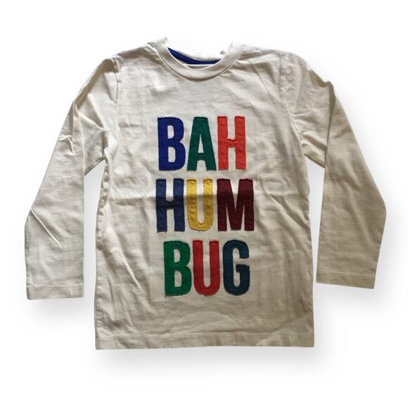 Mini Boden Bah Humbug appliqué tee - Picture 1 of 4